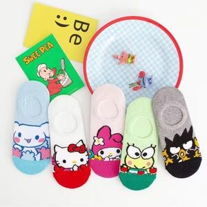 Sanrio Character Ankle Socks Set of 5
